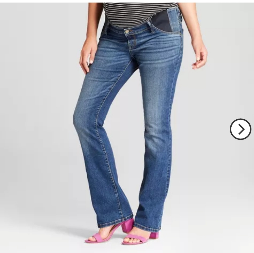 Isabel Maternity Under Belly Bootcut Jeans